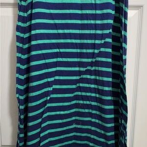Blue and Green Striped skirt